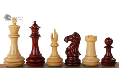 Piezas de ajedrez CHAMPFERED SECOYA 4"